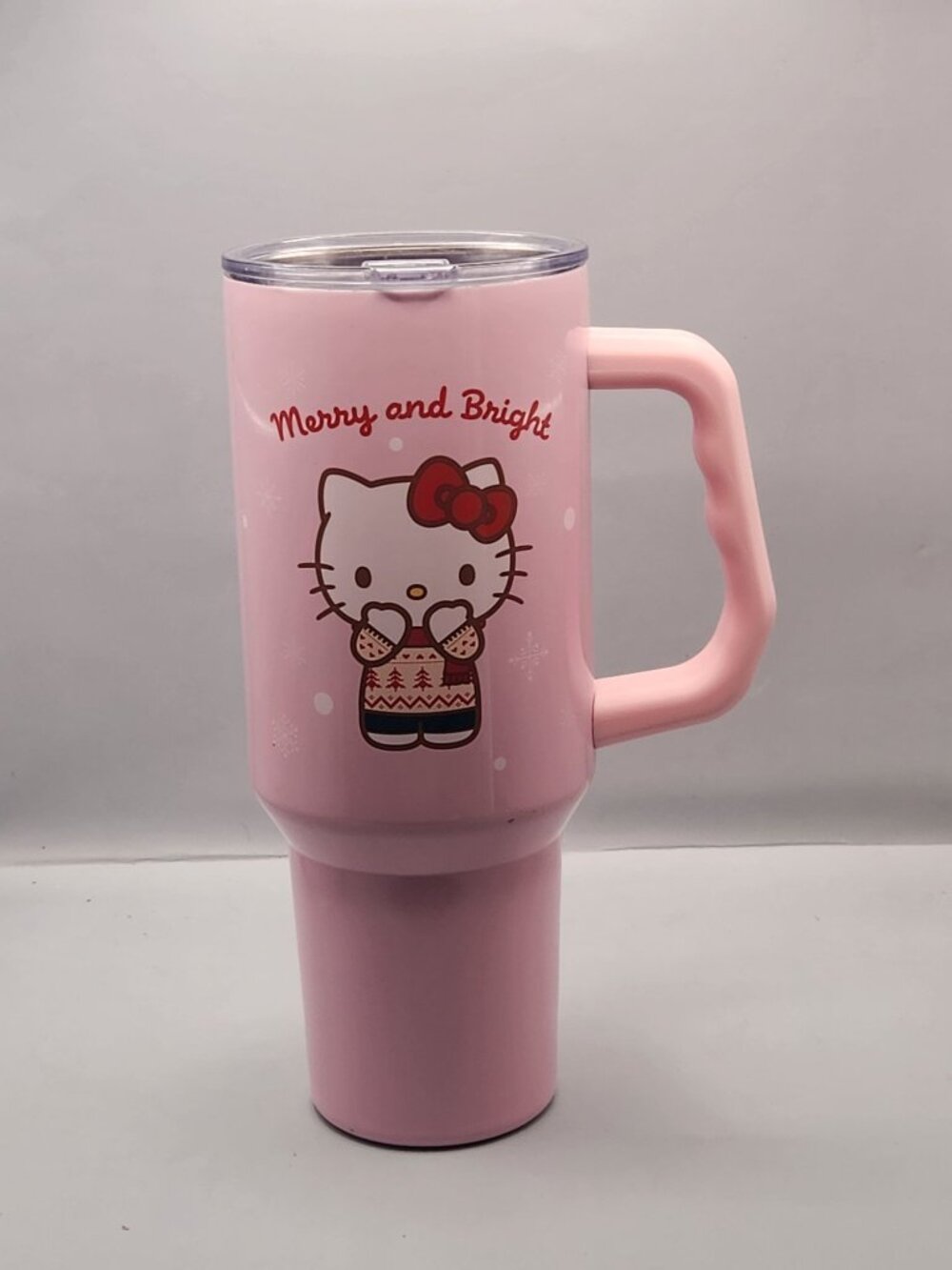Silver Buffalo Sanrio Hello Kitty Christmas, Stainless Steel Tumbler, 40oz